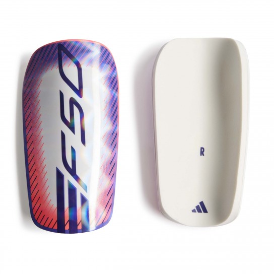 Caneleira Adidas F50 SG EU Club - Branco/Roxo